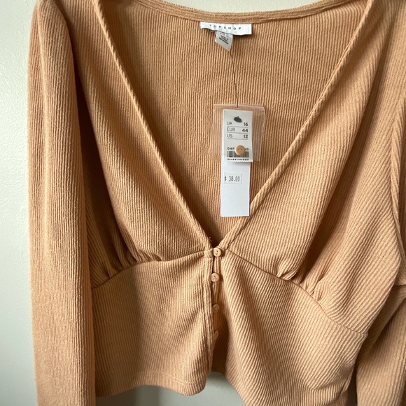 TopShop Button Blouse - Picture 4 of 4